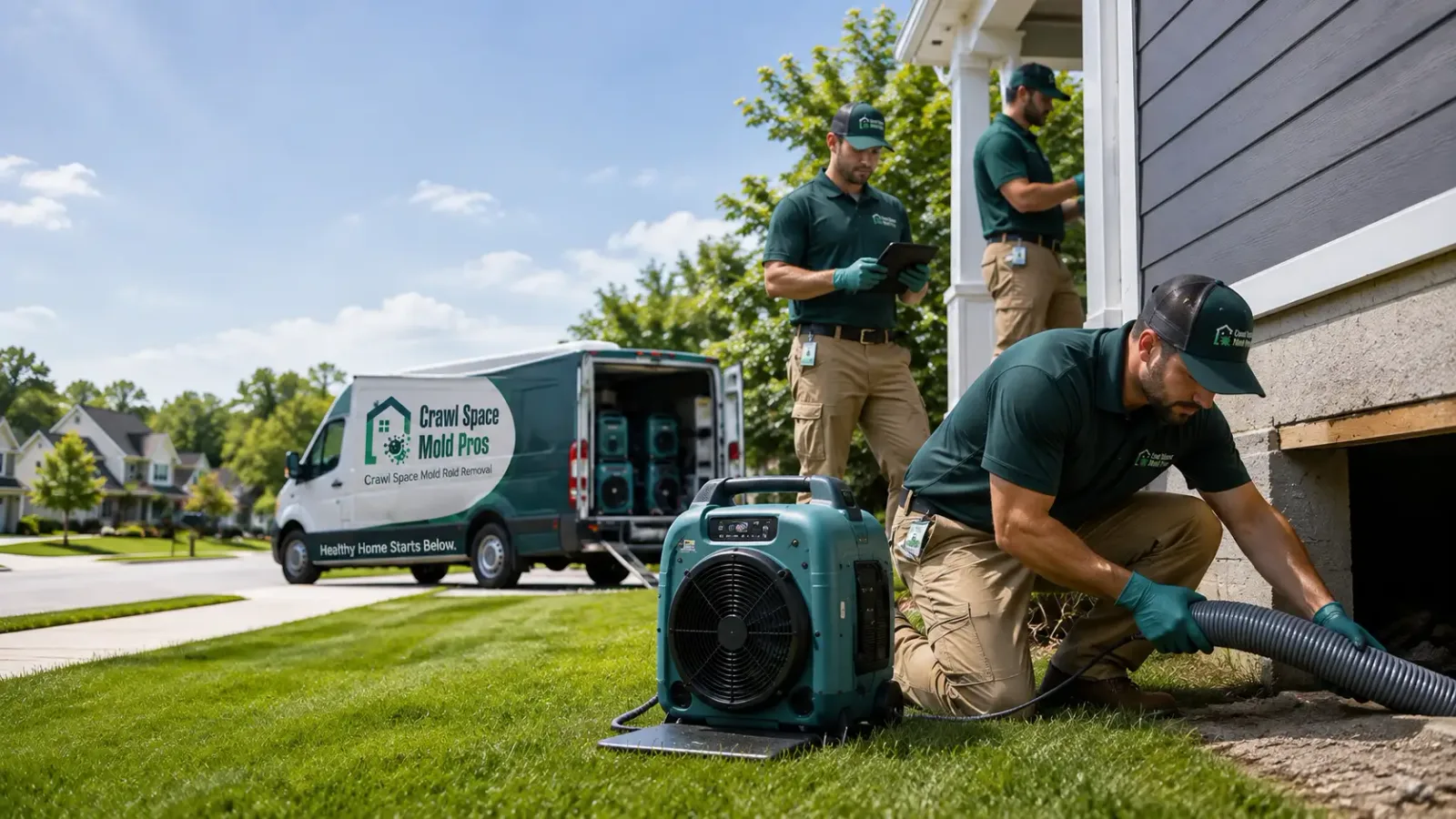Crawl Space Mold Removal in Toddville, IA